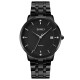 Чоловічий годинник Skmei 1801SBK Black Mesh Band Lady Big Size з металевим браслетом