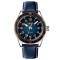 Skmei 9232LRGBU Rose-Gold Blue Leather SALE 2025