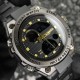 Чоловічий спортивний годинник Skmei 2031BK Black з комбінованим циферблатом та підсвічуванням