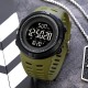 Чоловічий спортивний годинник Skmei 2070AG Army Green з електронним циферблатом та водозахистом 5 ATM