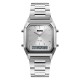 Женские часы Skmei 1220SI Silver с серебристым браслетом и комбинированным циферблатом