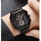 Мужские наручные часы Skmei 1963BKRG Black-Rose-Gold с календарем и секундомером
