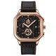 Мужские часы Skmei 1963RG Rose-Gold с секундомером и кожаным ремешком