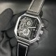 Мужские часы Skmei 1963SI Silver STOPPED с календарем и секундомером в серебристом корпусе