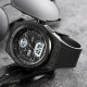 Чоловічий спортивний годинник Skmei 2013BKWT Black-White з комбінованим циферблатом та водозахистом 5 ATM
