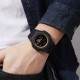 Мужские спортивные часы Skmei 2023BKGD-BK Black-Gold с электронным циферблатом и водозащитой 5 ATM