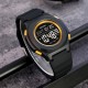 Мужские спортивные часы Skmei 2023BKGD-BK Black-Gold с электронным циферблатом и водозащитой 5 ATM