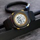 Чоловічий спортивний годинник Skmei 2023BKGD-WT Black-Gold White з електронним циферблатом та підсвіткою