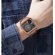 Мужские часы Skmei 2025RG Rose Gold в квадратном корпусе с комбинированным циферблатом
