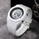 Мужские спортивные часы Skmei 2048LTGY Light Grey с электронным циферблатом и защитой 5 ATM