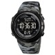 Мужские спортивные часы Skmei 2070CMGY Camo Grey с электронным циферблатом и водозащитой 5 ATM