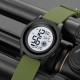 Чоловічий тактичний годинник Skmei 2082AGWT Army Green White з електронним циферблатом та підсвічуванням