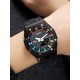 Часы Skmei 2100BKBK Black-Black спортивные унисекс с двойным циферблатом и подсветкой