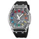 Годинник Skmei 2100BKGY Black-Grey Спортивний Унісекс зі Стрілково-Електронним Циферблатом та Підсвічуванням