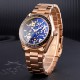 Мужские механические часы Skmei 9194RG Rose Gold с автоподзаводом и минеральным стеклом