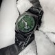 Чоловічий годинник Skmei 1816BKGNWT Black-Green-White з комбінованим циферблатом та металевим браслетом