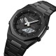 Чоловічий годинник Skmei 1816BKBKWT Black-Black-White зі стрілково-електронним циферблатом