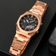 Чоловічий годинник Skmei 1816RGWT Rose Gold-White зі стрілково-електронним циферблатом та підсвічуванням