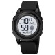 Мужские тактические часы Skmei 2082BKWT Black-White с электронным циферблатом и защитой 5 ATM