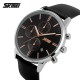 Чоловічий годинник Skmei 9103BKBK Black-Black з хронографом та шкіряним ремінцем