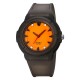 Жіночий годинник Skmei 2011BKOG Black-Orange з помаранчевим циферблатом та захистом від води 5 ATM