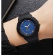 Женские часы Skmei 2011BKBU Black-Blue с синим циферблатом и защитой от воды 5 ATM