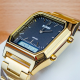 Жіночий годинник Skmei 1220GDBK Gold-Black у класичному стилі з комбінованим циферблатом
