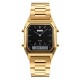 Жіночий годинник Skmei 1220GDBK Gold-Black у класичному стилі з комбінованим циферблатом