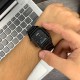 Женские часы Skmei 1220BK Black с комбинированным циферблатом и металлическим браслетом