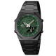 Чоловічий годинник Skmei 1816BKGNBK Black Green-Black зі стрілково-електронним циферблатом та підсвічуванням