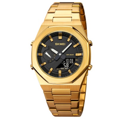 Skmei 1816GDBK Gold-Black STOPPED