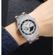 Мужские часы Skmei 1816SIBK Silver-Black со стрелочно-электронным циферблатом и подсветкой