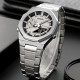 Мужские часы Skmei 1816SIBK Silver-Black со стрелочно-электронным циферблатом и подсветкой
