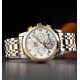 Женские механические часы Skmei M029TGDSI Gold-Silver-Silver с автоподзаводом и календарем
