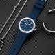 Наручные часы Skmei 9299BU Blue STOPPED Унисекс в спортивном стиле с синим силиконовым ремешком