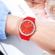 Наручные часы Skmei 9299RD Red STOPPED — спортивные унисекс часы с красным силиконовым ремешком