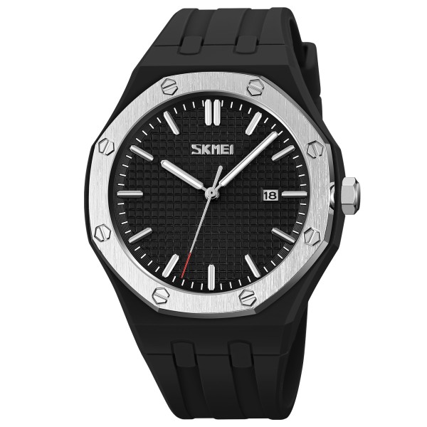 Наручные часы Skmei 9299BKBK Black-Black спортивные с минеральным стеклом и люминесценцией
