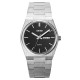 Мужские классические часы Skmei 9288SIBK Silver-Black с серебристым металлическим браслетом