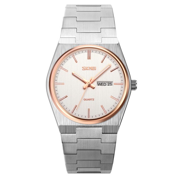Мужские часы Skmei 9288SIRGSI Silver-Rose Gold-Silver