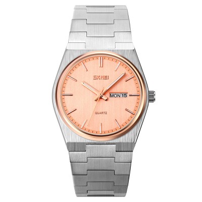 Skmei 9288SIRGRG Silver-Rose Gold-Rose Gold STOPPED