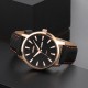 Мужские наручные часы Skmei 9303RGBK Rose Gold-Black с календарем и люминесцентной подсветкой