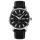 Чоловічий наручний годинник Skmei 9303SIBK Silver-Black з календарем та нейлоновим ремінцем