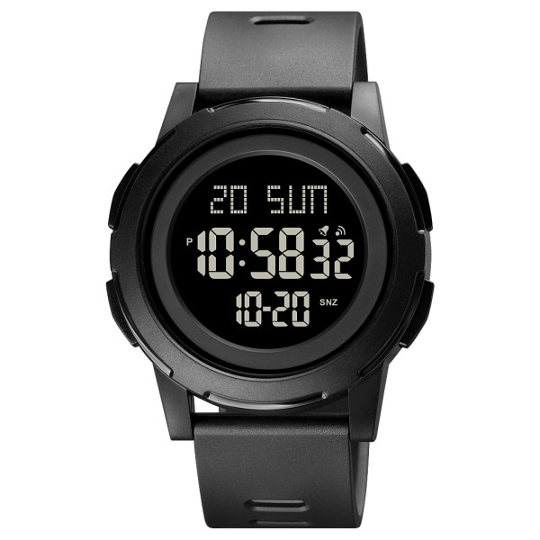 Наручные часы Skmei 1732BKBK Black-Black — тактические спортивные часы с водозащитой 5 ATM