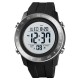 Мужские тактические часы Skmei 1524BKWT Black-White с электронным циферблатом и подсветкой