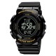 Чоловічий спортивний годинник Skmei 2077BKGD Black Gold з електронним циферблатом та водонепроникністю 5 ATM