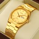 Мужские классические часы Skmei 9288GDGD Gold-Gold с металлическим браслетом и календарем