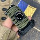 Чоловічий тактичний годинник Skmei 1356AGPK Army Green з компасом та крокоміром