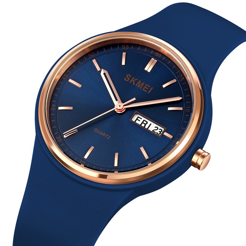 Жіночий годинник Skmei 2057DKBU Dark Blue з мінеральним склом та захистом 5 ATM