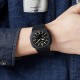 Чоловічий годинник Skmei 2091BKGDBK Black-Gold-Black зі стрілково-електронним циферблатом та підсвічуванням