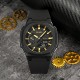 Чоловічий годинник Skmei 2091BKGDBK Black-Gold-Black зі стрілково-електронним циферблатом та підсвічуванням
